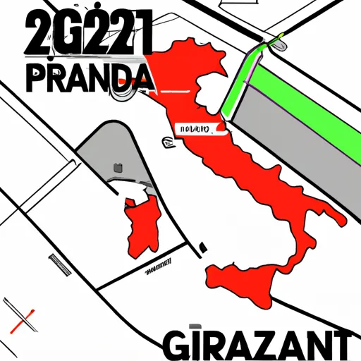 "Italian Grand Prix 2023 location artwork"