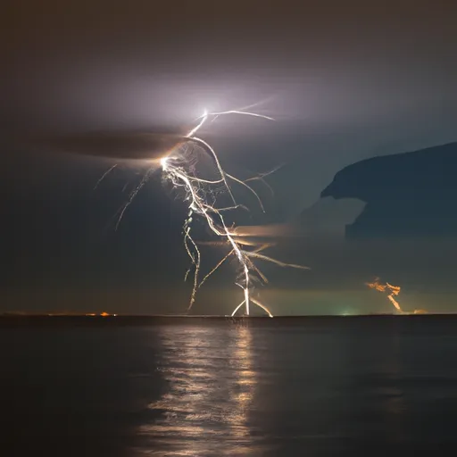 "Catatumbo Lightning over Lake Maracaibo in Venezuela"