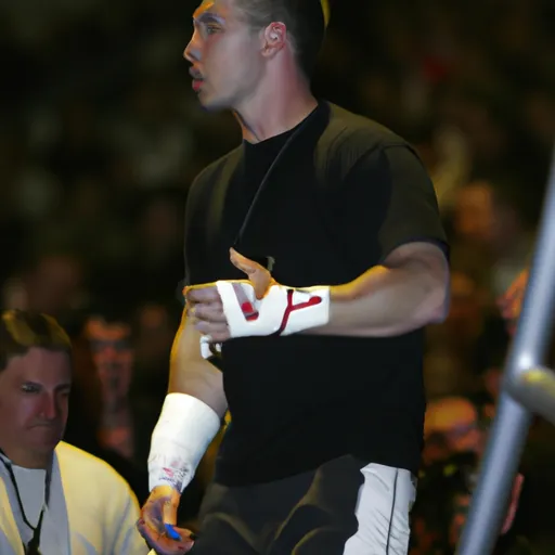 "UFC fighter with a badly broken finger competing in Paris"