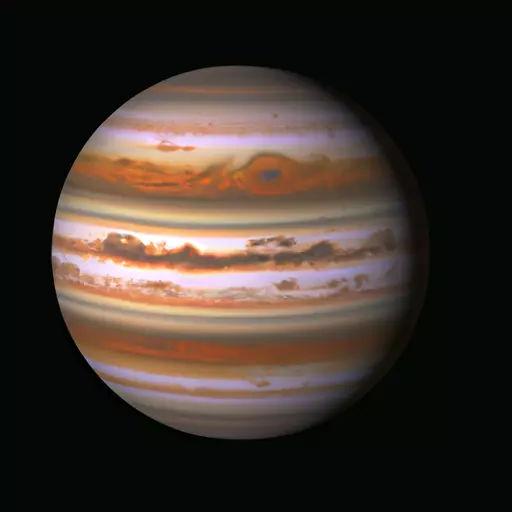 A picture of the planet Jupiter