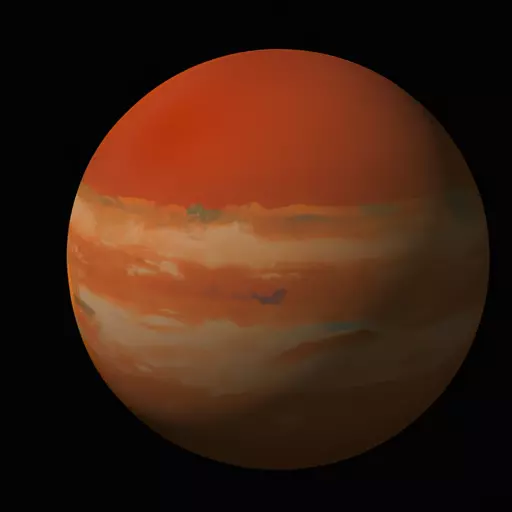 A picture of the planet Mars