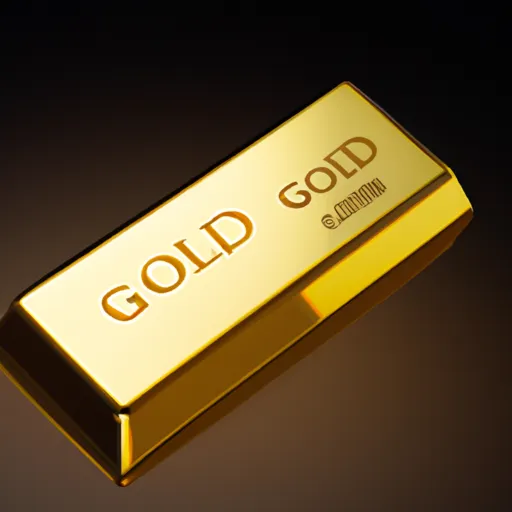 A picture of a shiny gold bar