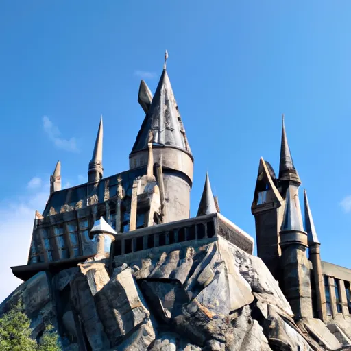 A picture of a Hogwarts castle