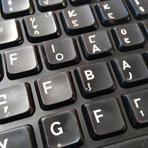 A picture of a keyboard with the alphabet keys