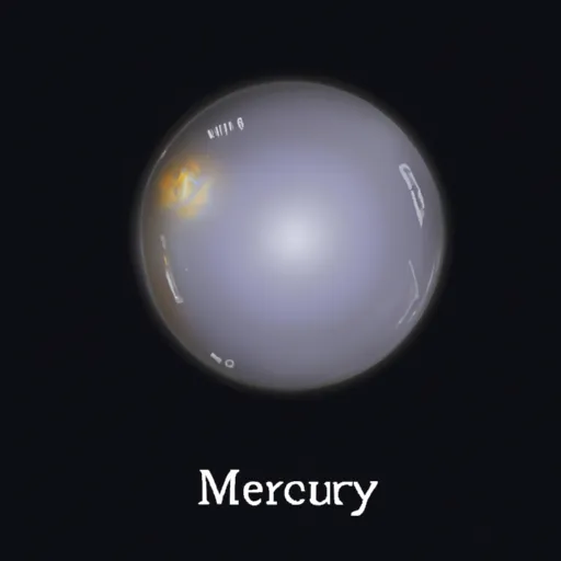 A picture of the planet Mercury