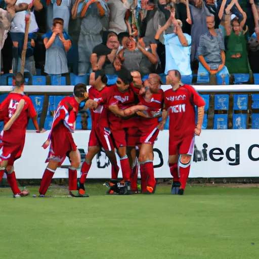 "Liverpool football team celebrating after scoring a goal against Darmstadt in a pre-season match"