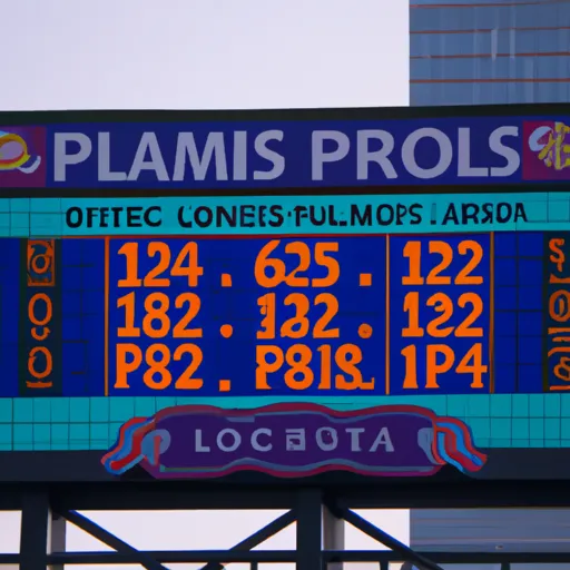 "A Premier League themed scoreboard with a total number of goals from the opening matches in Philadelphia"