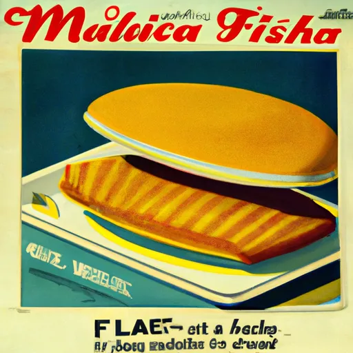 "Vintage McDonald's Filet-O-Fish Advertisement"