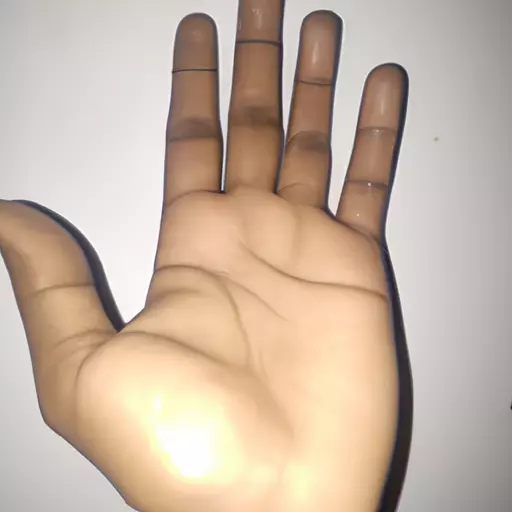 A picture of a human hand