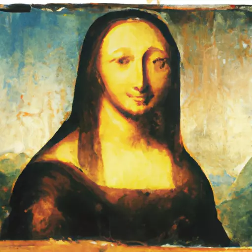 An image of the Mona Lisa painting