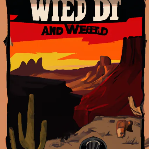 "Wild West setting with the Red Dead Redemption game cover in view"