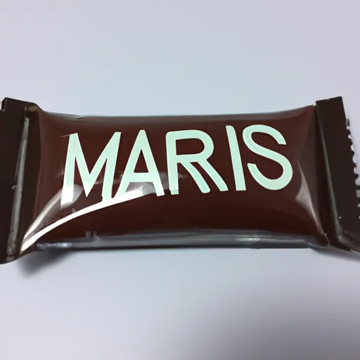 "Milky Way chocolate bar with a label saying 'Mars'"