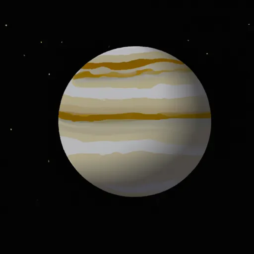 A picture of the planet Jupiter