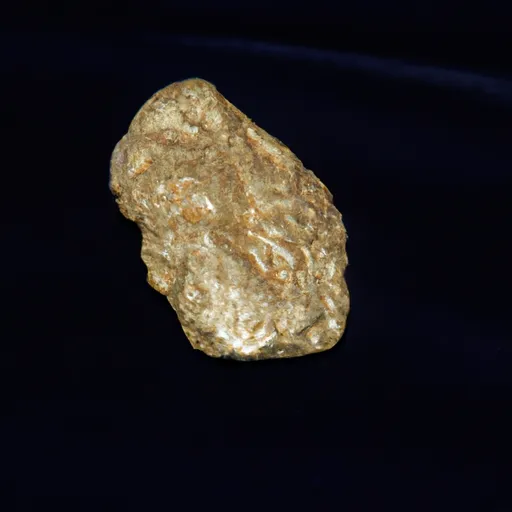 A picture of a gold nugget