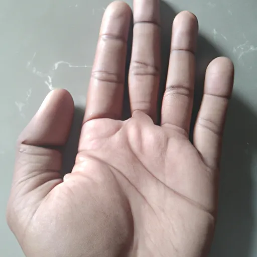 A picture of a human hand