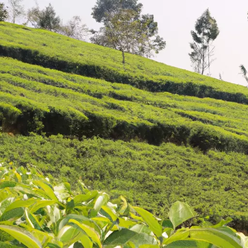 A picture of a tea plantation