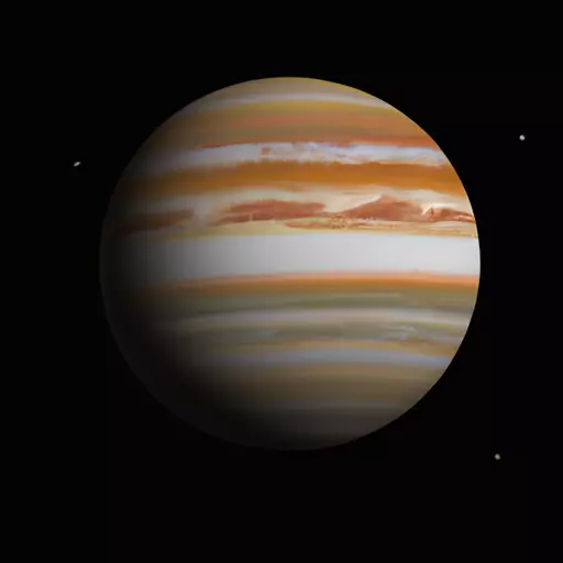 A picture of the planet Jupiter