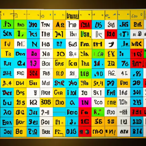 A picture of the periodic table