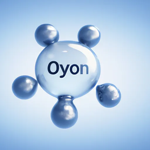 An image of oxygen molecules