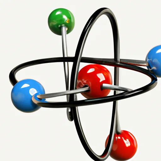 An image of a carbon atom structure