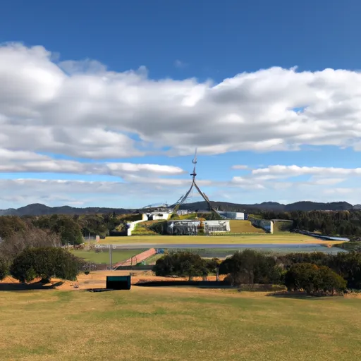 A picture of the Parliament House in Canberra