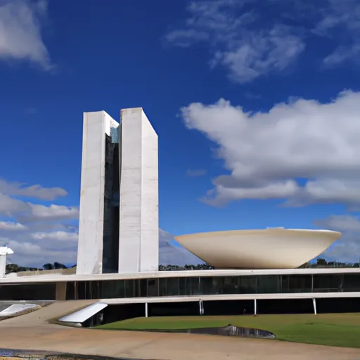 A picture of the National Congress Building in Brasília