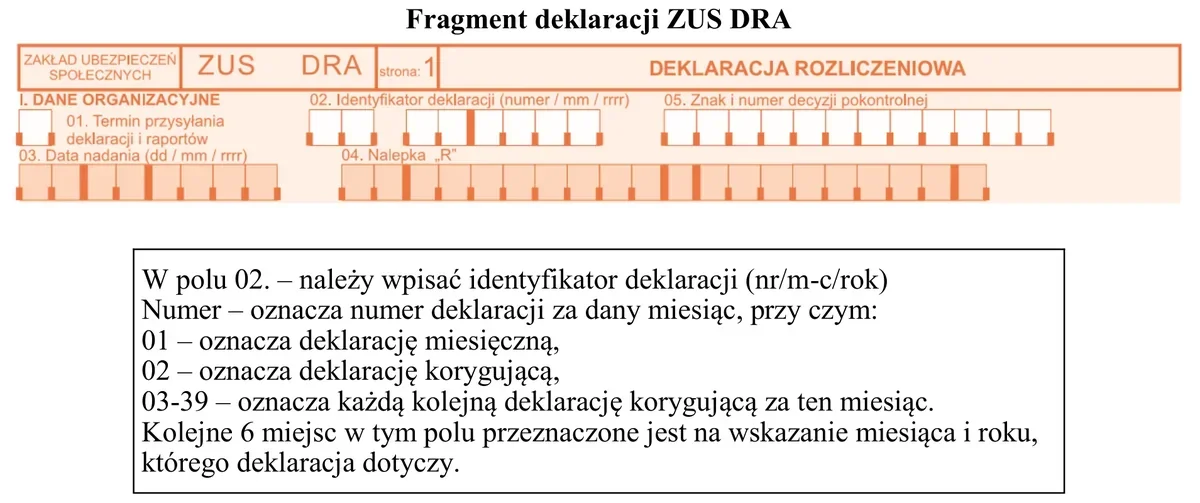 Ilustracja do pytania 1078: Płatnik składek, który przekazał do ZUS w grudniu 2019 roku pierwszą korektę de…
