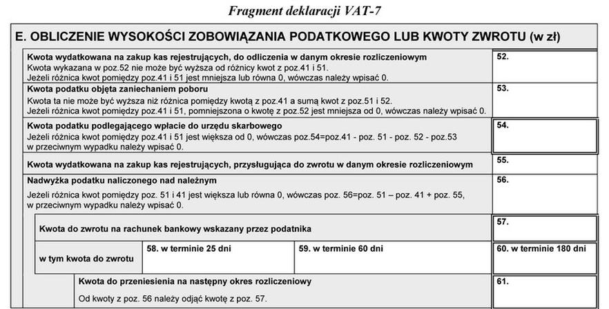 Ilustracja do pytania 1465: Jeżeli kwota podatku VAT należnego za sierpień 2017 r. wynosiła 2 440,00 zł, a…