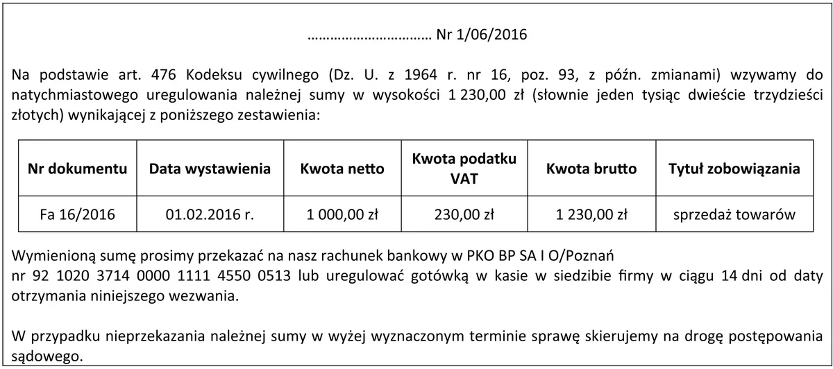 Ilustracja do pytania 337: Przedstawiony fragment dokumentu dotyczy