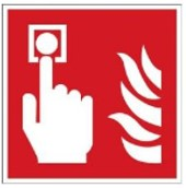Ilustracja do pytania 513: Oznaczenie ochrony przeciwpożarowej przedstawione na symbolu wskazuje na