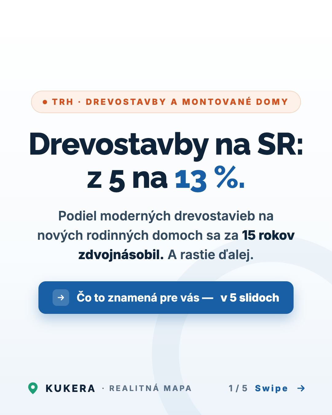Drevostavby na Slovensku: podiel na nových domoch stúpol z 5 na vyše 13 percent