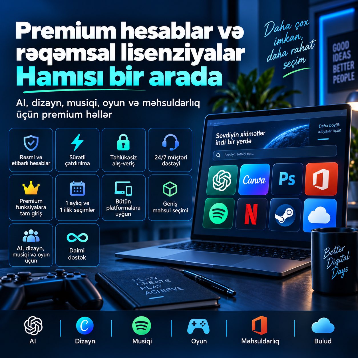 Premium Hesablar, Ucuz