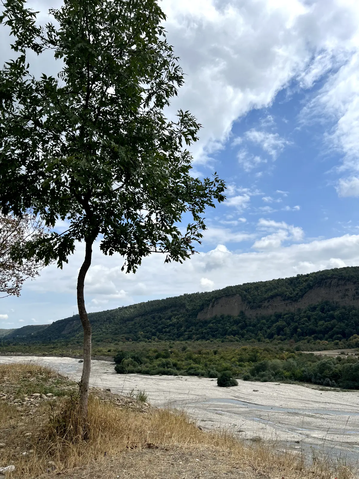 🌊 River and Mountains