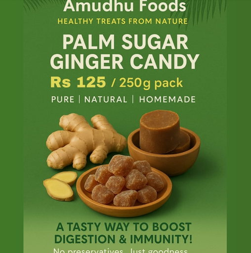 Palm Sugar Ginger Candy (250 Gms)