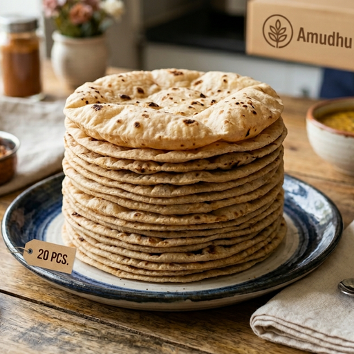 Full Cooked Chappathi (20 pcs.)