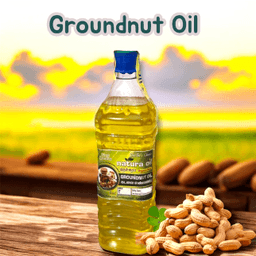 Wood Pressed Groundnut Oil - 1/2 lt | Pet Bottle | Chekku | Peanut Oil | Natural | Chemical-Free | For Cooking