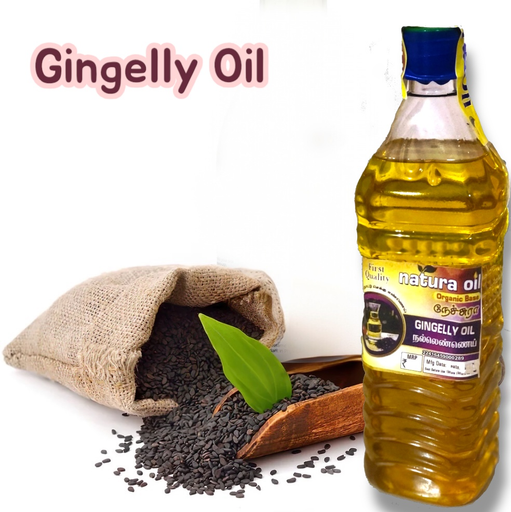 Wood Pressed Gingelly Oil 1/2 lt | Unrefined | Pet Bottle | Chemical-Free | For Cooking | Rich in Antioxidants & Nutrients