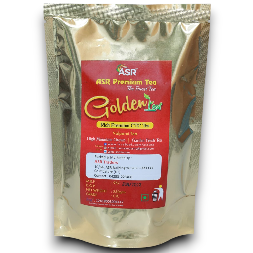 ASR Golden Leaf Tea 1/2 kg  | Premium Handcrafted Whole Leaf Tea  | Bold, Aromatic, and Naturally Flavourful | 100% Pure | Zero Preservatives