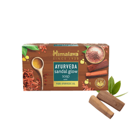 Himalaya  Ayurveda  Sandal  Glow Soap With Pure Ayurvedic Oil 75G