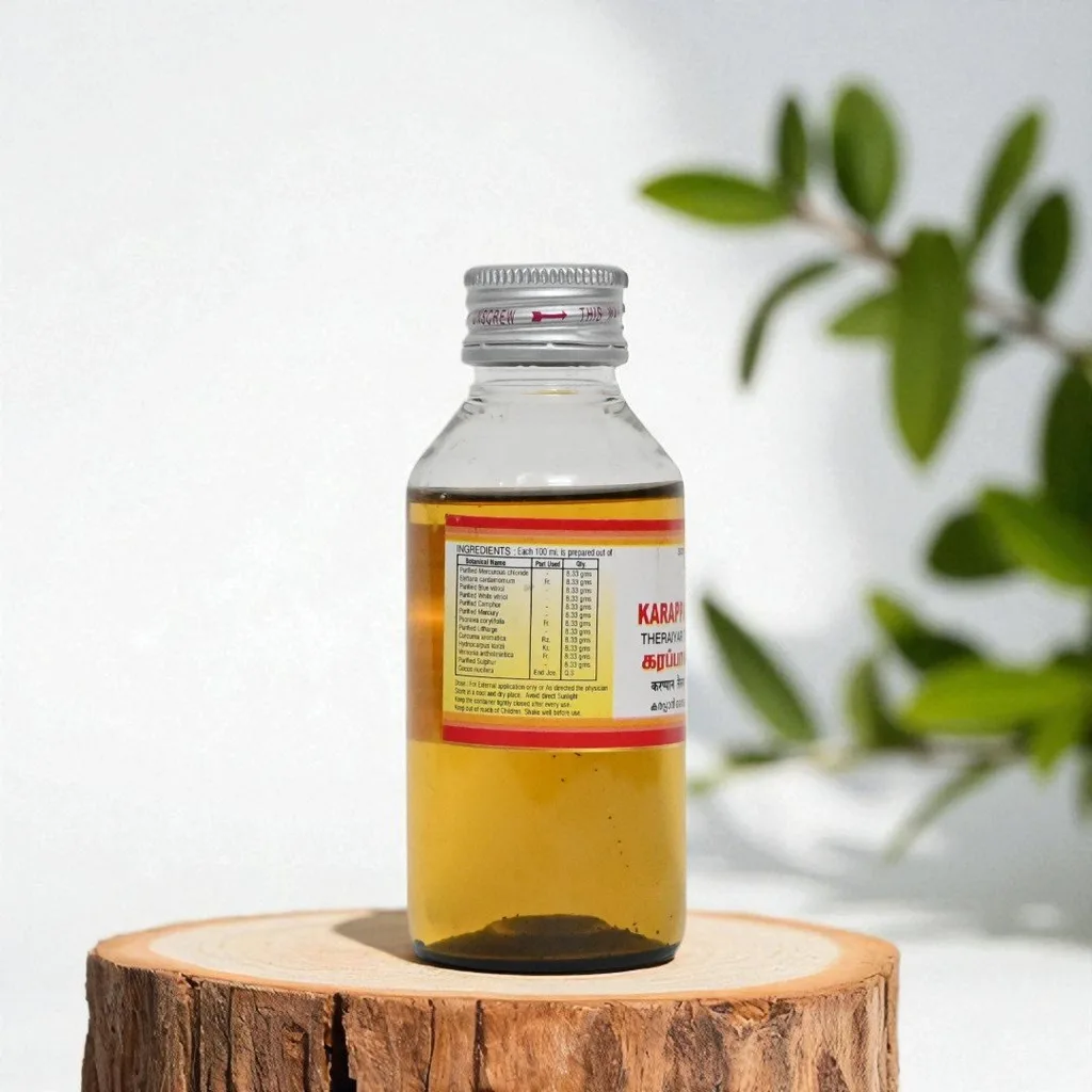 Karappan Thailam, Siddha, 100 Millilitres image 2