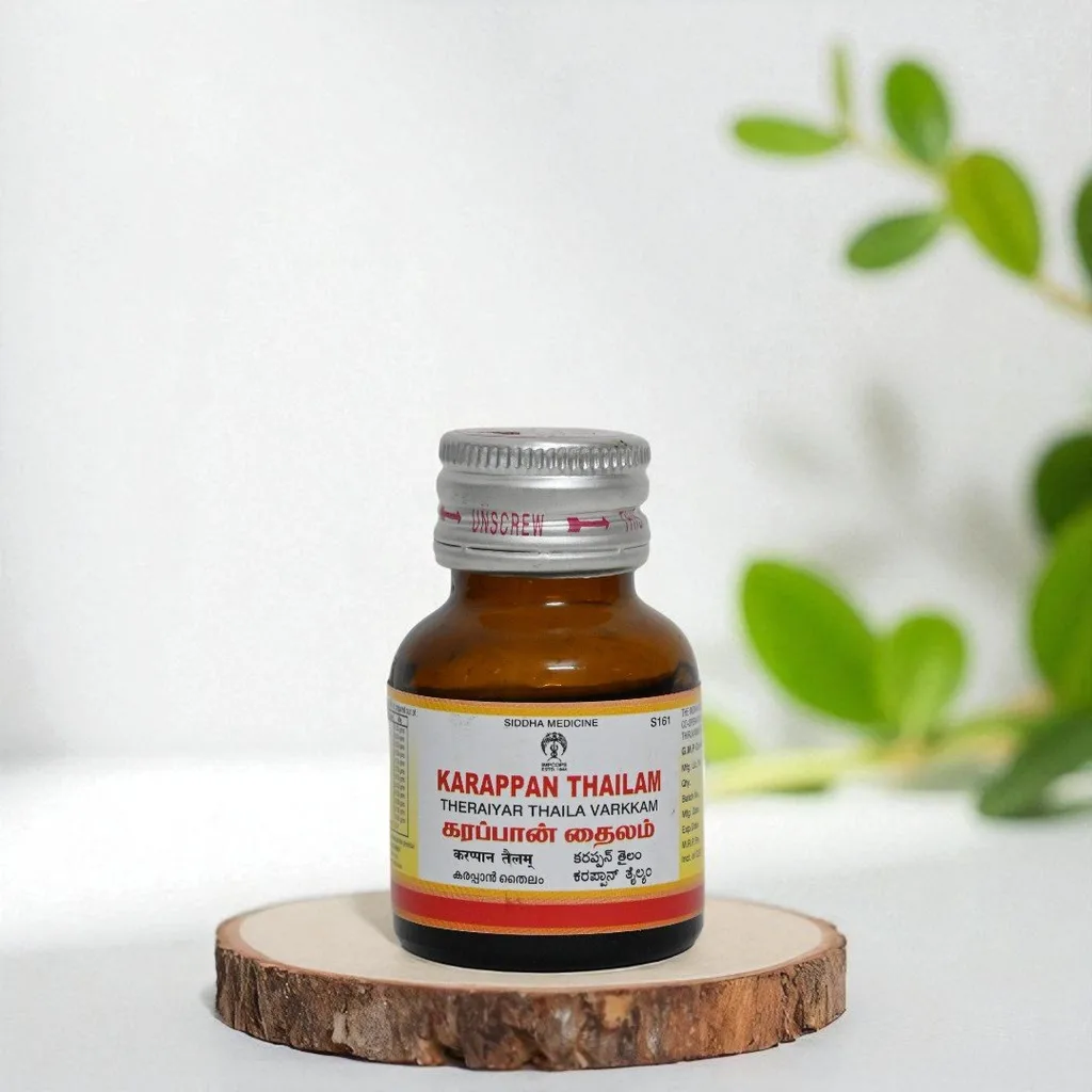 Karappan Thailam, Siddha, 30 Millilitres