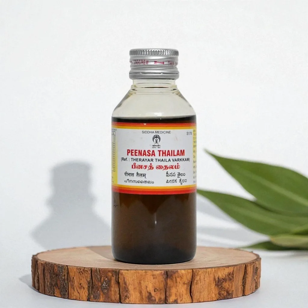 Peenasa Thailam, Siddha, 100 Millilitres image 3