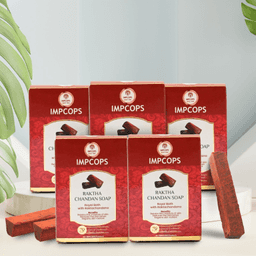 Raktha Chandan Soap Family Pack (Pack of 5)