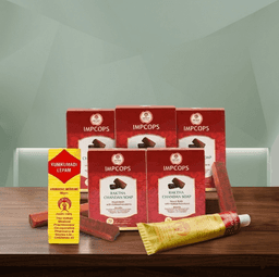Kumkumadi lepam 1 Nos + RC family pack (pack of 5 RC soap)