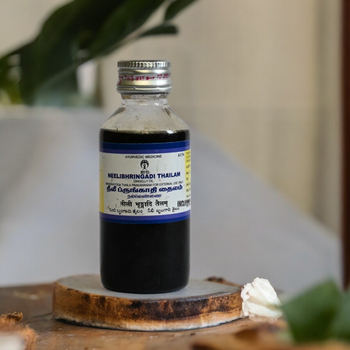 Neelibringadi (Ging.Oil) Thailam image 4