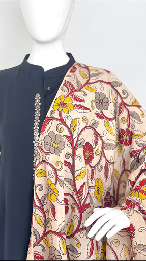 Kalamkari Silk Dupatta image 2