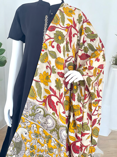 Kalamkari Silk Dupatta