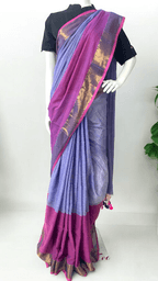 Mulmul Golden Zari Saree