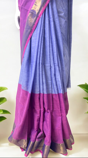 Mulmul Golden Zari Saree image 2