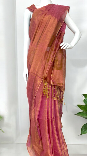 Tissue Linen Saree